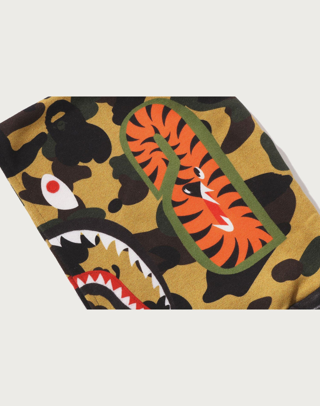 LEATHER JACKET PRINT SHARK PULLOVER HOODIE KIDS