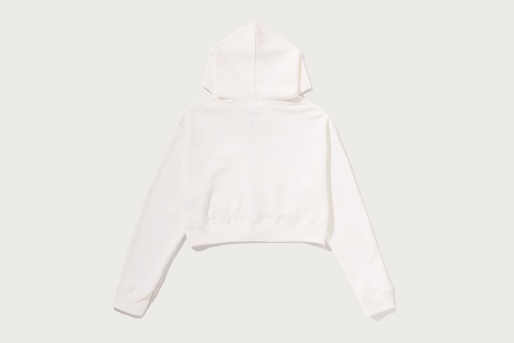 APE HEAD ONE POINT CROPPED ZIP HOODIE LADIES