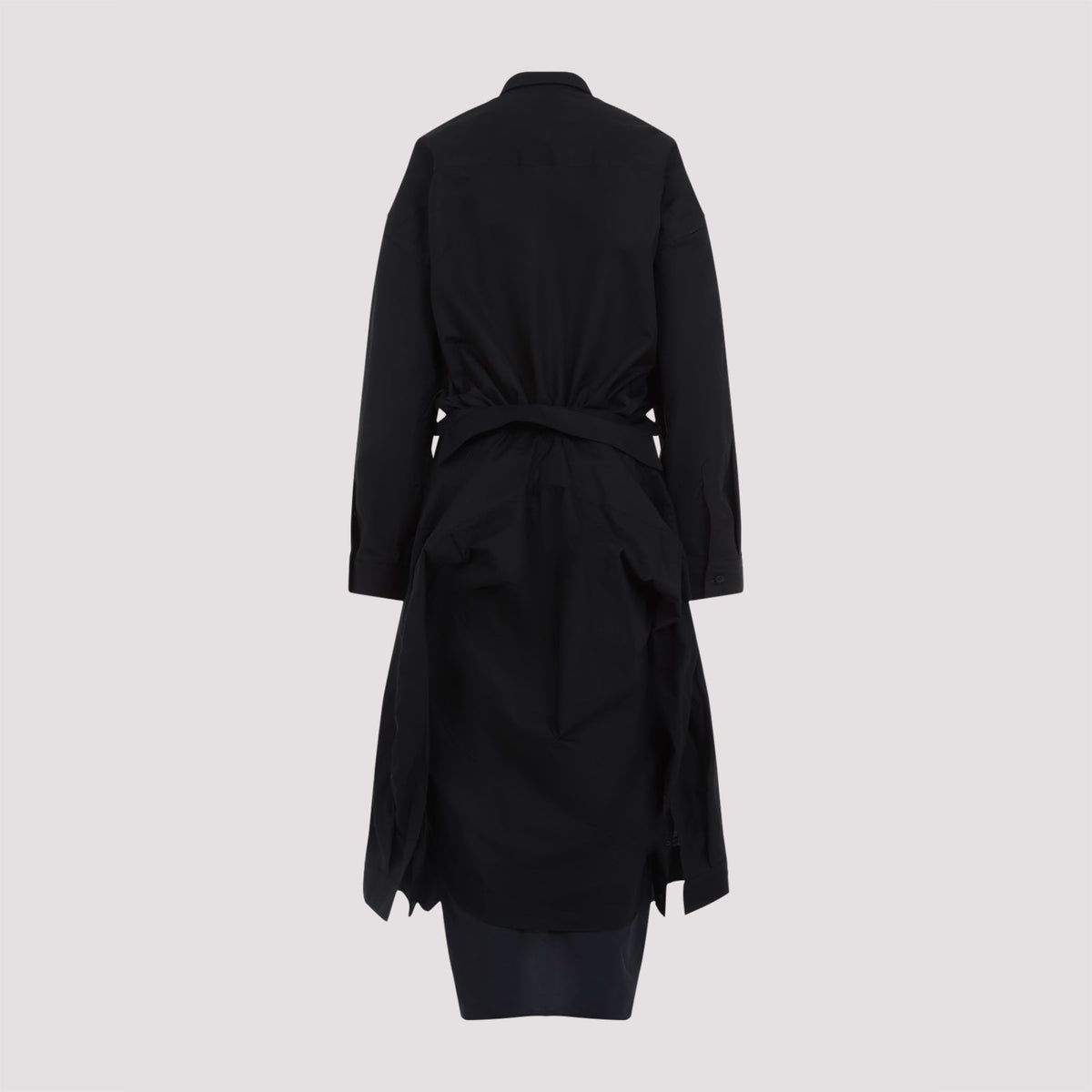 Balenciaga Maxi Patched Shirt Women