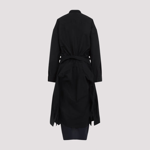 Balenciaga Maxi Patched Shirt Women