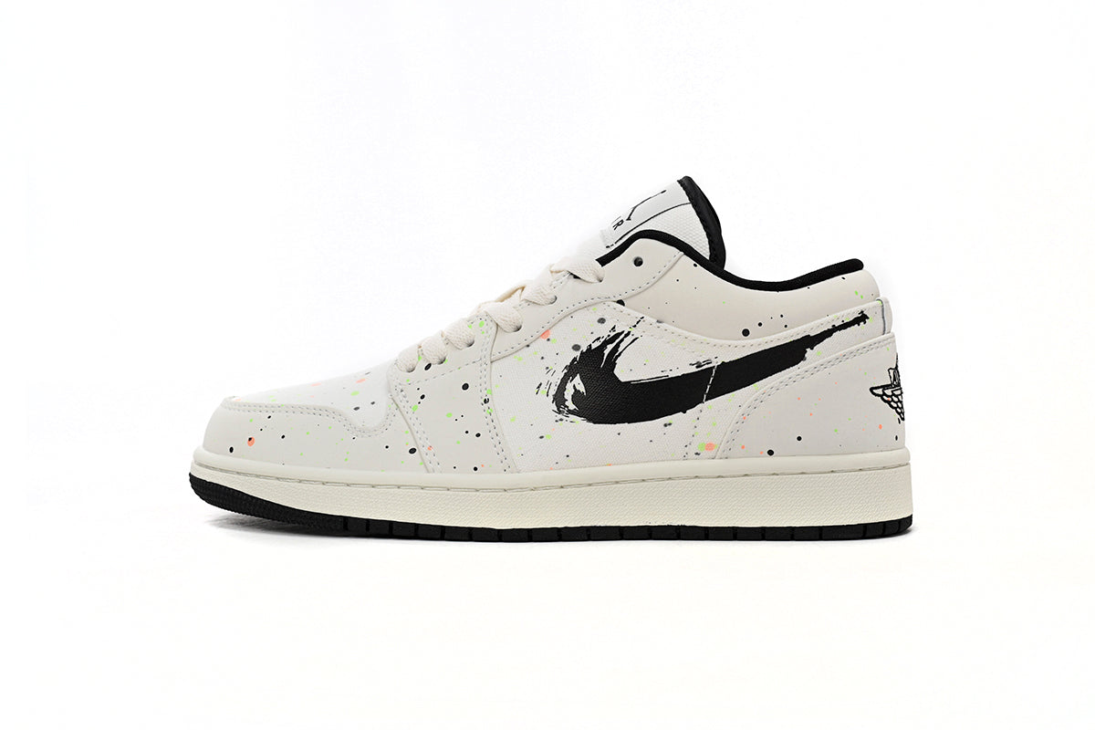 Air Jordan 1 Low SE Paint Splatter Reps Sneaker DH3295-100