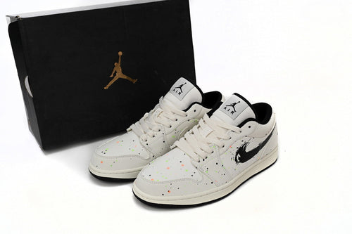 Air Jordan 1 Low SE Paint Splatter Reps Sneaker DH3295-100