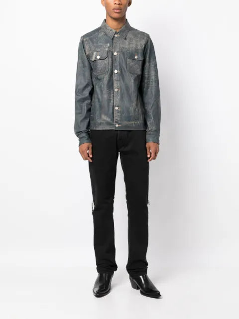 Private Stock The François distressed-effect jacket