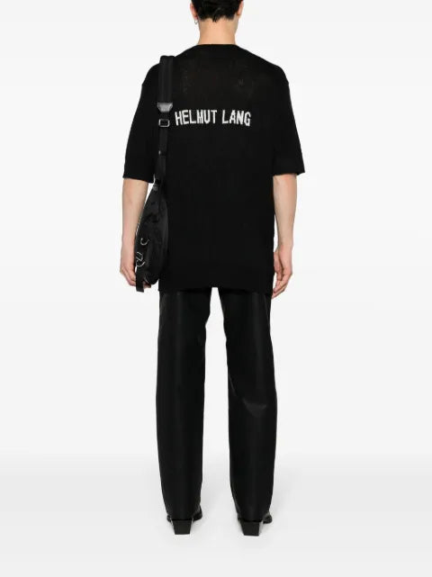 Helmut Lang crushed-effect sweater