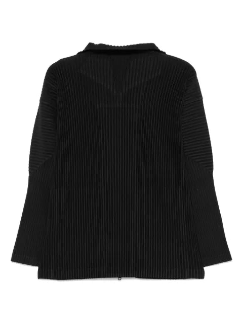 Homme Plissé Issey Miyake plissé-effect zip-up cardigan