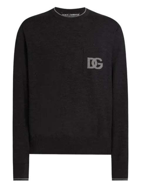 Dolce & Gabbana logo pocket sweater