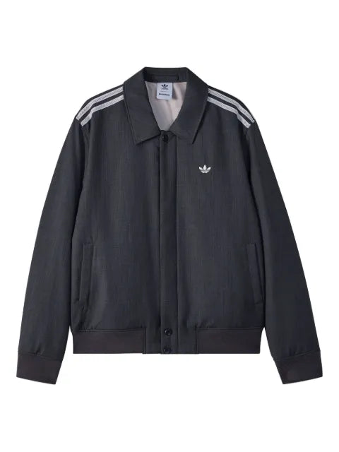 adidas x Wales Bonnner stripe-detail logo-embroidered jacket