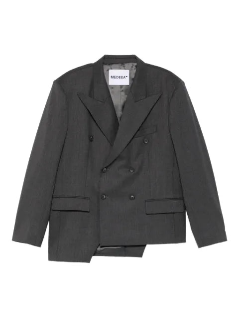 MEDEEA Trapezoid asymmetrical blazer
