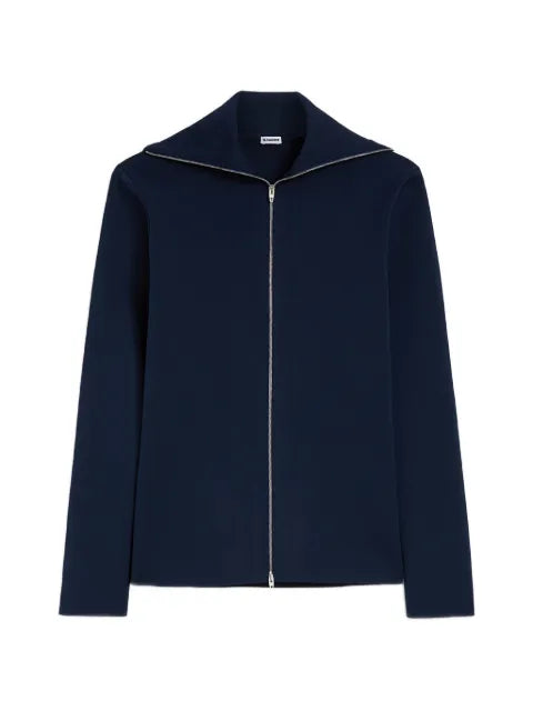Jil Sander technical zip-up cardigan