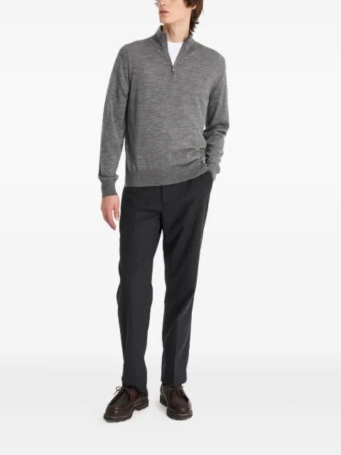 Pringle of Scotland quarter-zip merino wool sweater