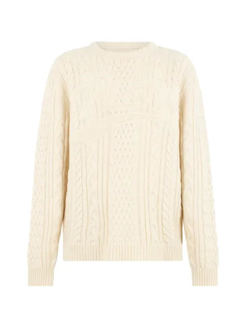 Philipp Plein Plein Star cable-knit sweater