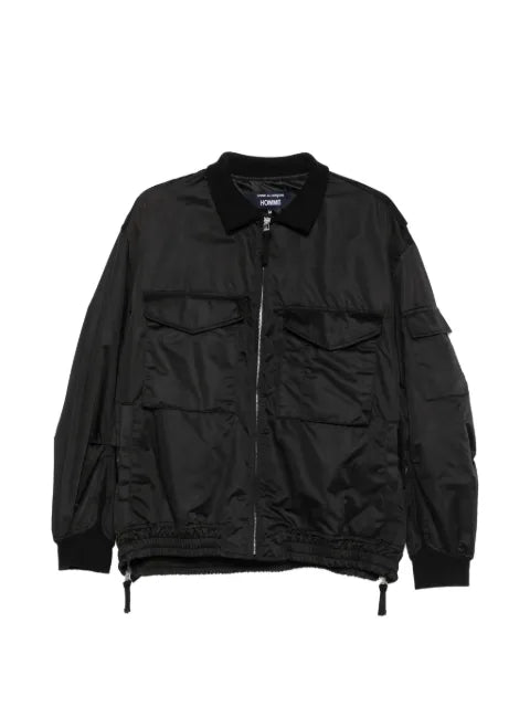 Comme des Garçons Homme side-zip stand-up collar jacket