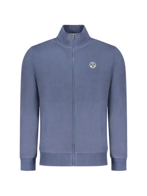 North Sails logo-patch zip-up jacket