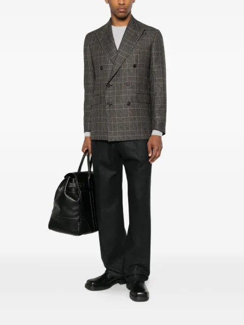 Tagliatore double-breasted check blazer