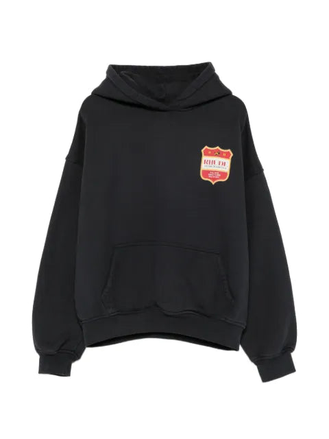 RHUDE logo-print hoodie