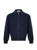 Lardini zip-up knitted jacket