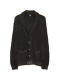 Fedeli ribbed-knit shawl-lapel cardigan