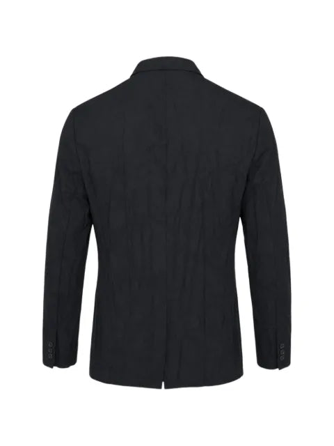 Comme des Garçons Homme crinkled-finish single-breasted jacket