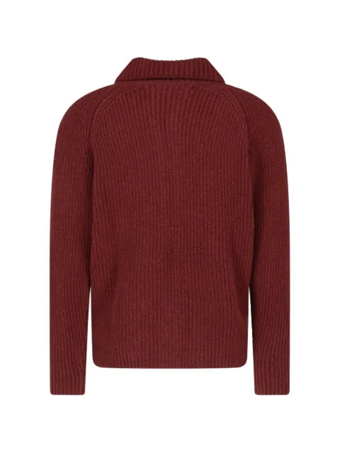 Massimo Osti Studio ribbed zip-up cardigan
