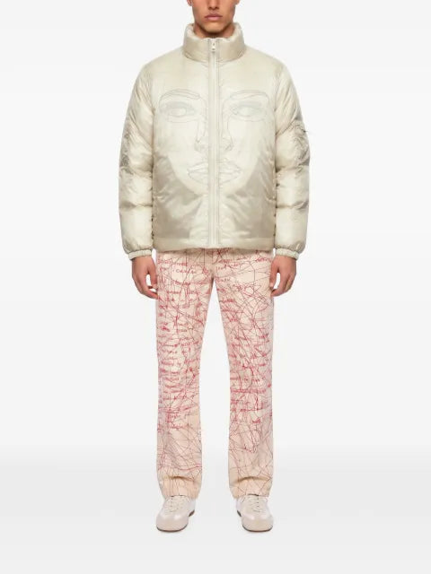 KidSuper face-print padded jacket