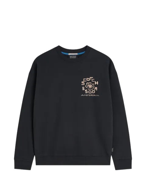 Scotch & Soda logo-print sweatshirt