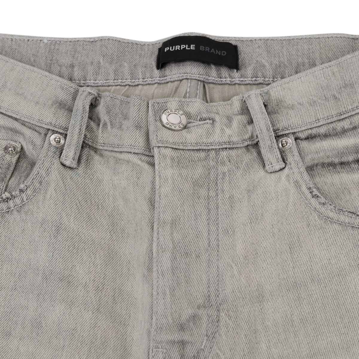 Grey Skinny Coated P001 Jeans