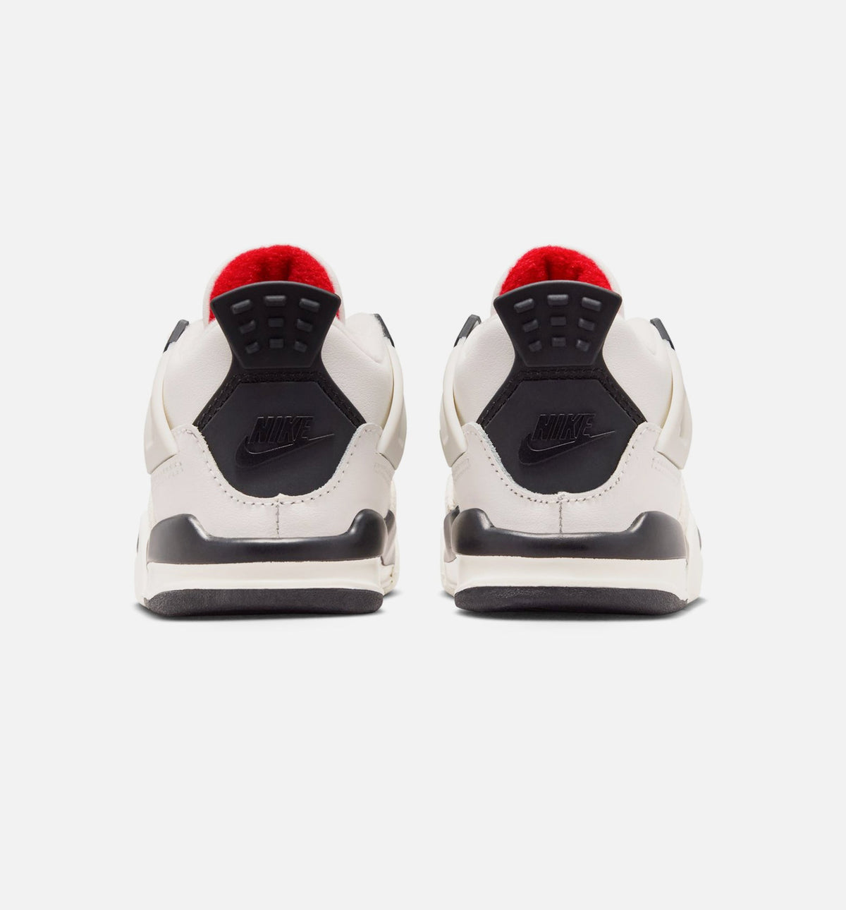 Air Jordan 4 Retro Flight Club Baby & Toddler Shoes - Cream/Black/Red