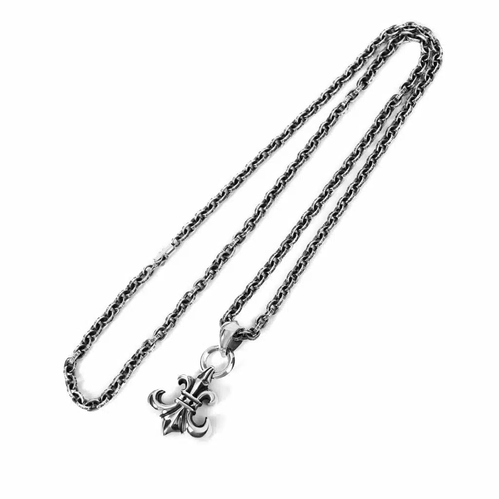 Chrome Hearts BS FLEUR PENDANT WITH BAIL