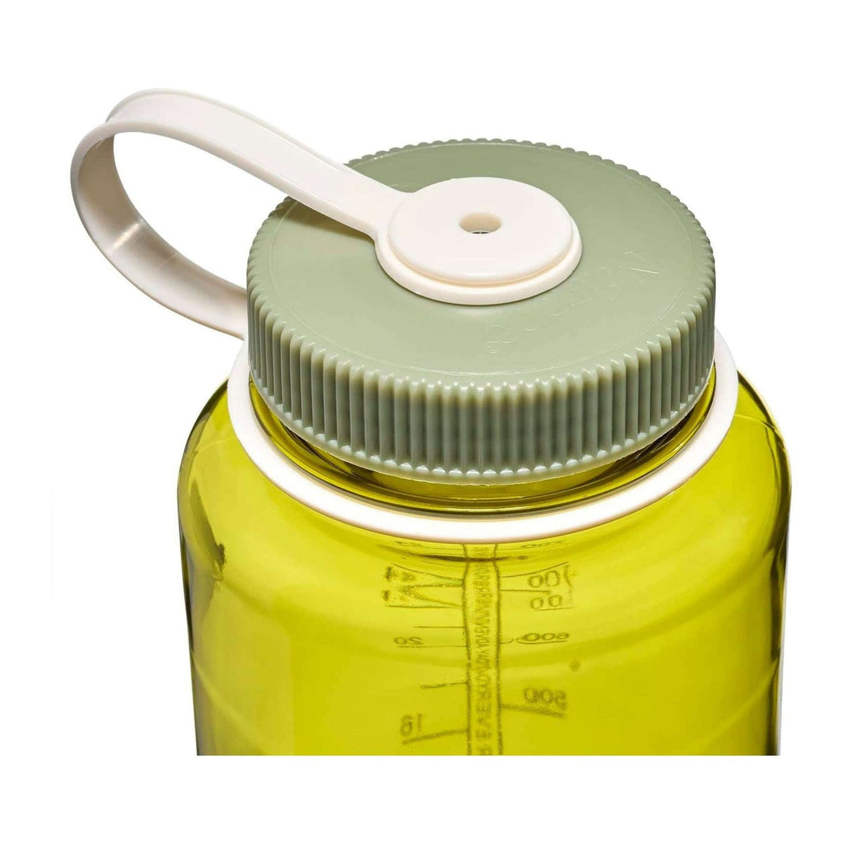 Nalgene 1L Wide Mouth Tritan Sustain Water Bottle: Endive Green/ Oil Green