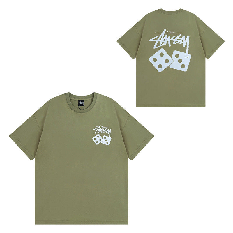 Stussy T Shirts Casual Versatile Loose T Shirts Couple
