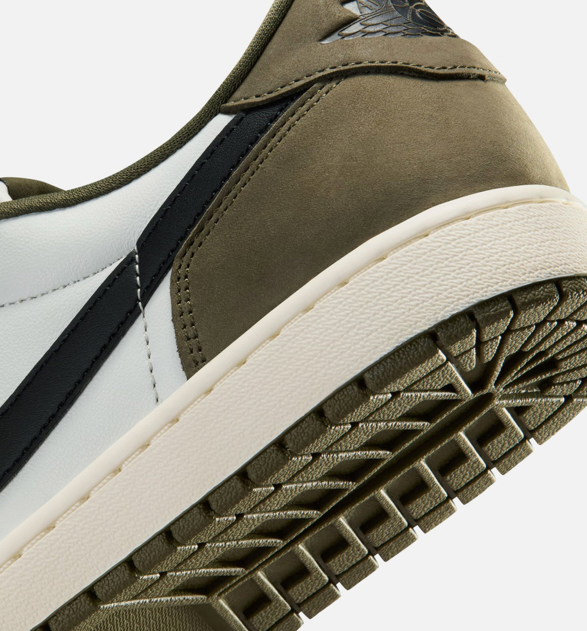 Air Jordan 1 Low OG Men's Sneakers | Medium Olive/Black/Summit White/Sail