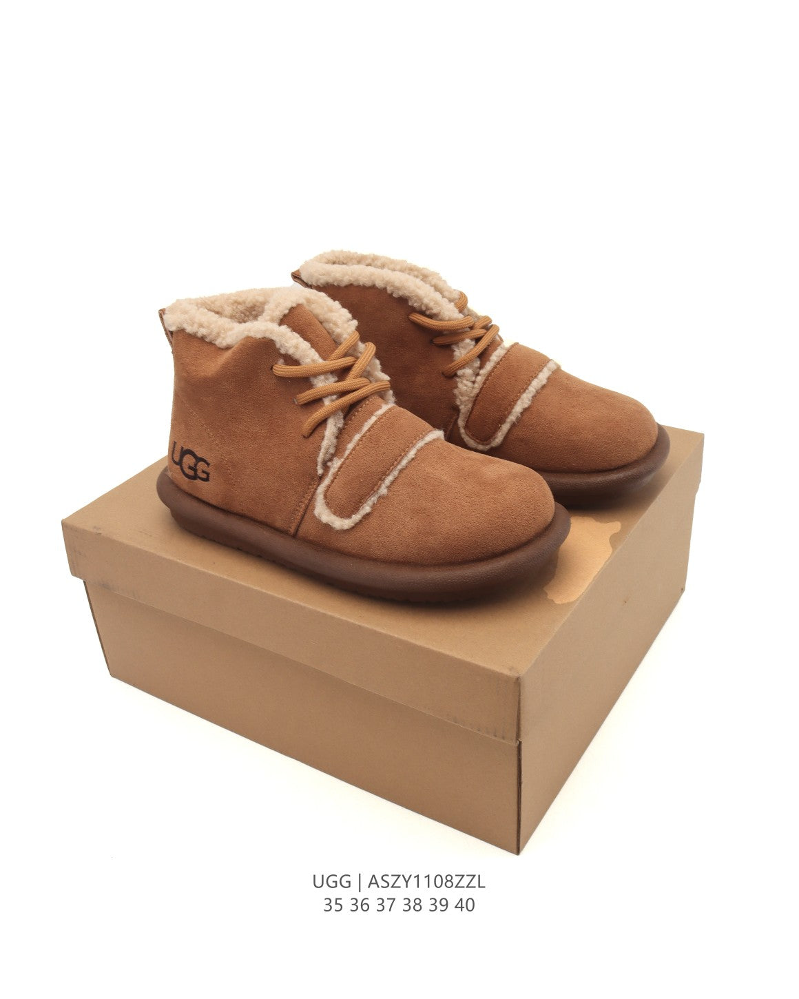UGG Mid-Height Sheepskin Snow Boots
