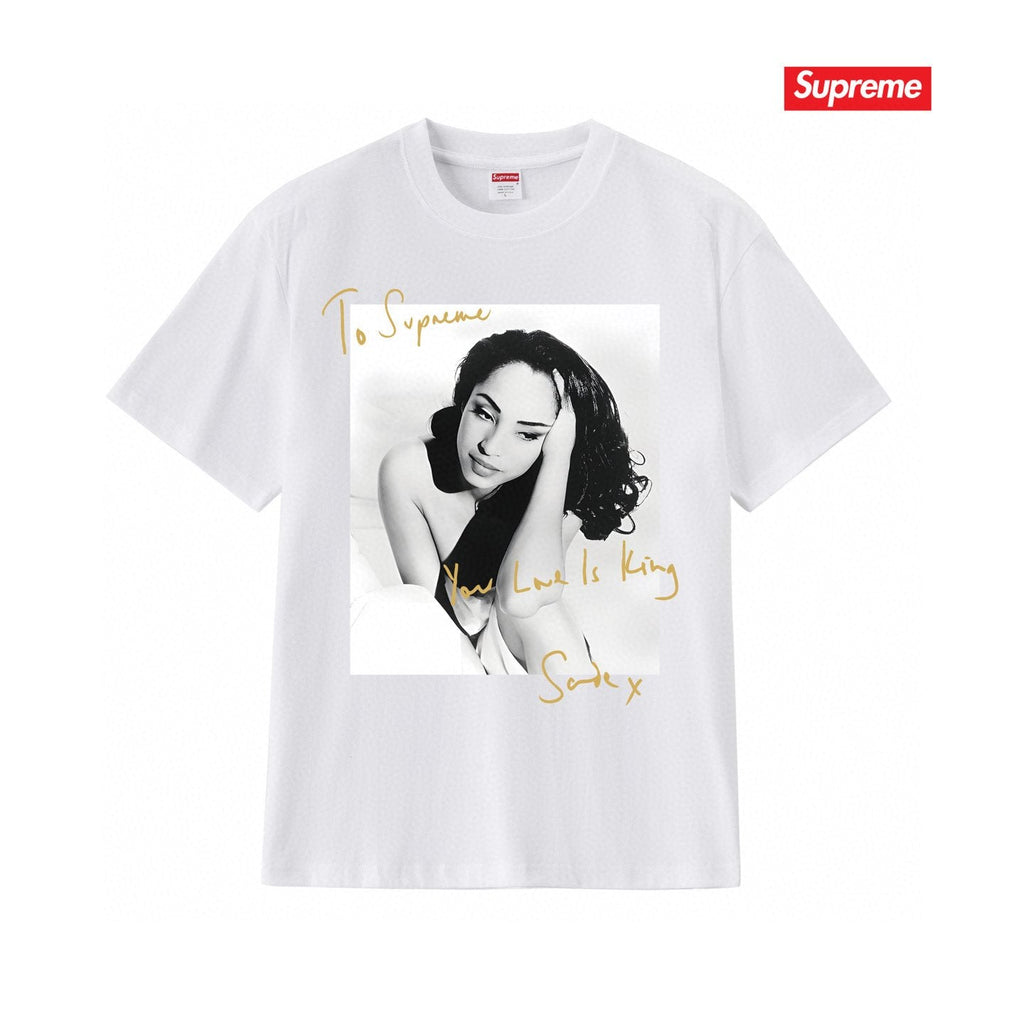 Supreme Sade Portrait Graphic T-Shirt