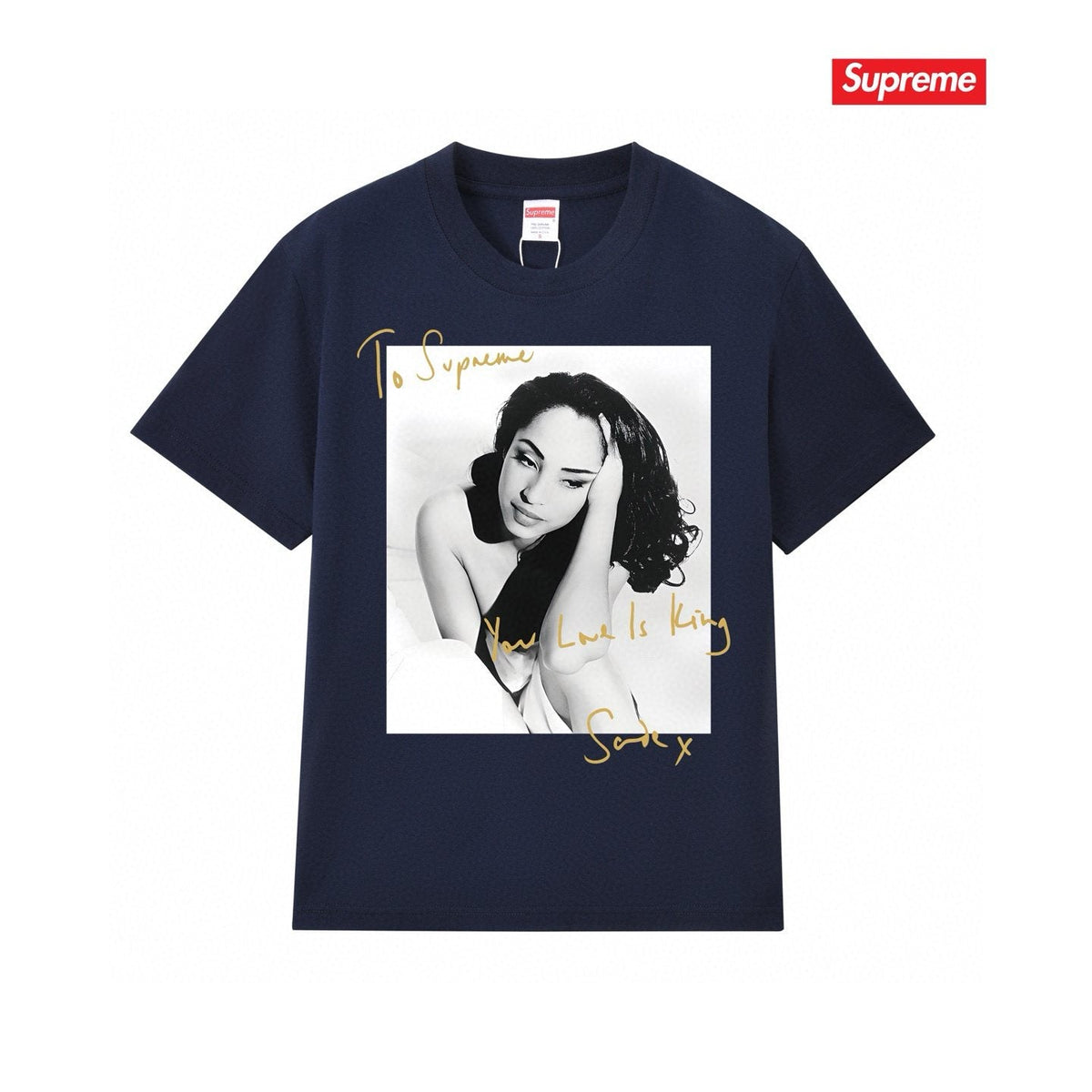 Supreme Sade Portrait Graphic T-Shirt