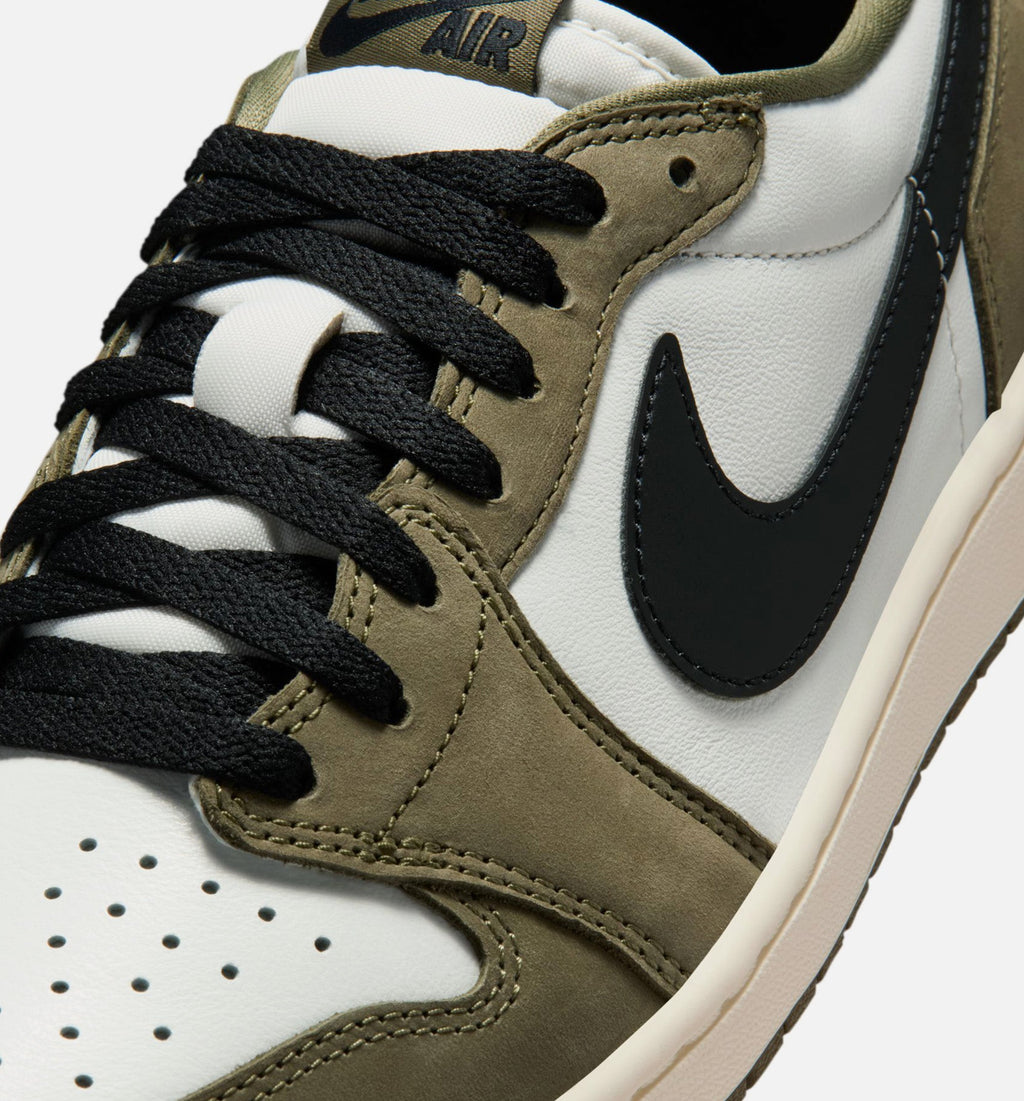 Air Jordan 1 Low OG Men's Sneakers | Medium Olive/Black/Summit White/Sail