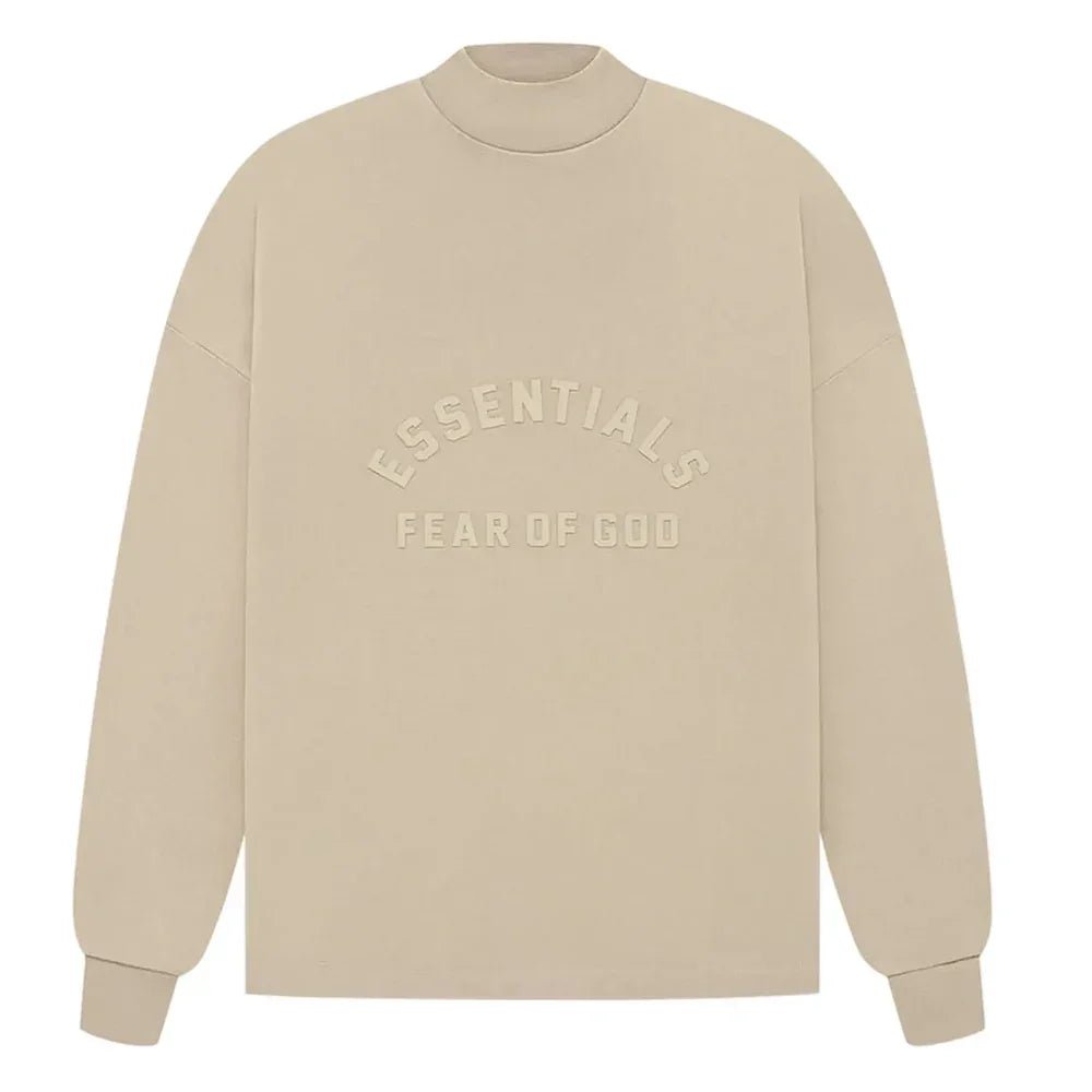 Fear of God Essentials Long-Sleeve Tee Dusty Beige