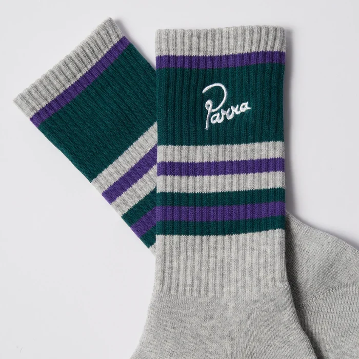 By Parra Signature Striped Crew Socks