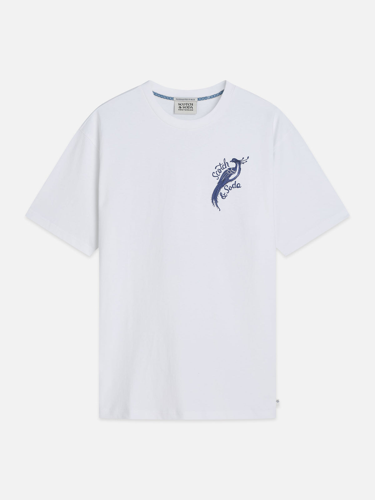 S&S Delfts Blauw Front and Back Artwork Relaxed-Fit Tee