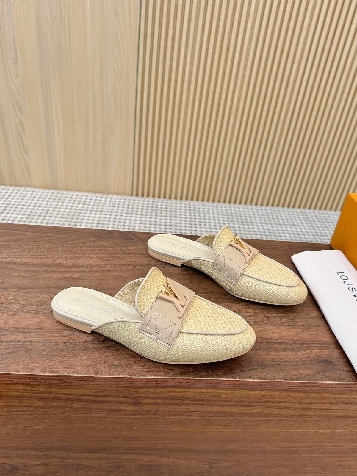 Louis Vuitton Woven Mule Sandals