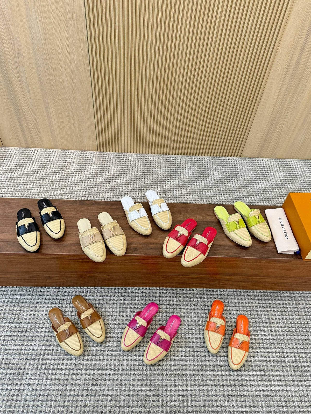 Louis Vuitton Woven Mule Sandals