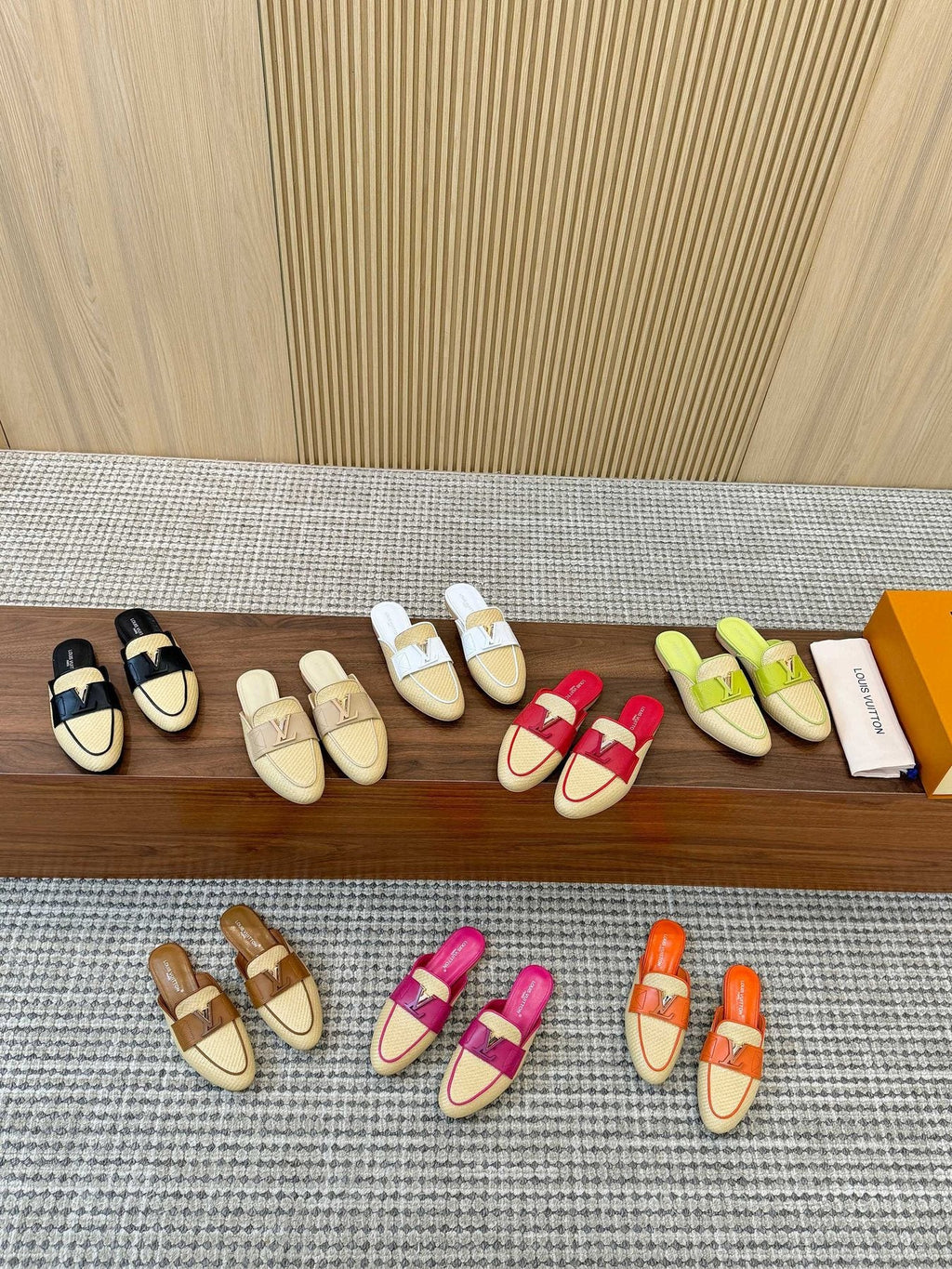 Louis Vuitton Woven Mule Sandals