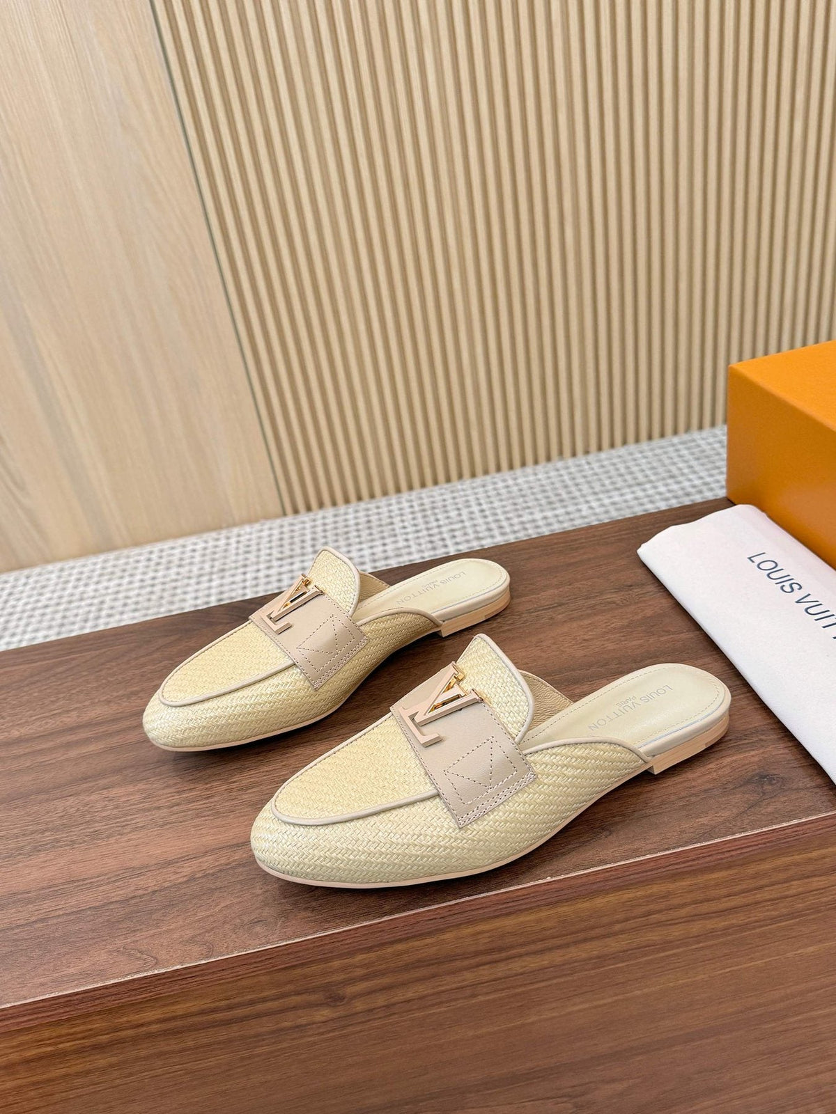 Louis Vuitton Woven Mule Sandals