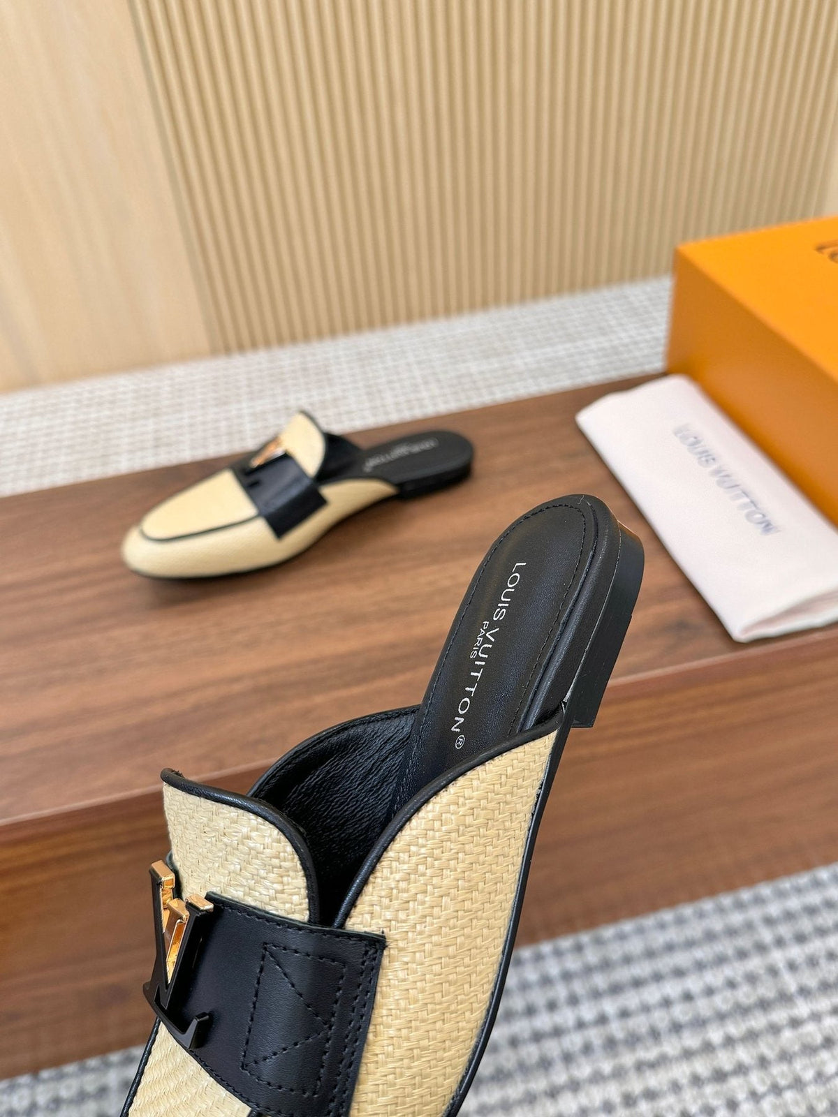Louis Vuitton Woven Mule Sandals