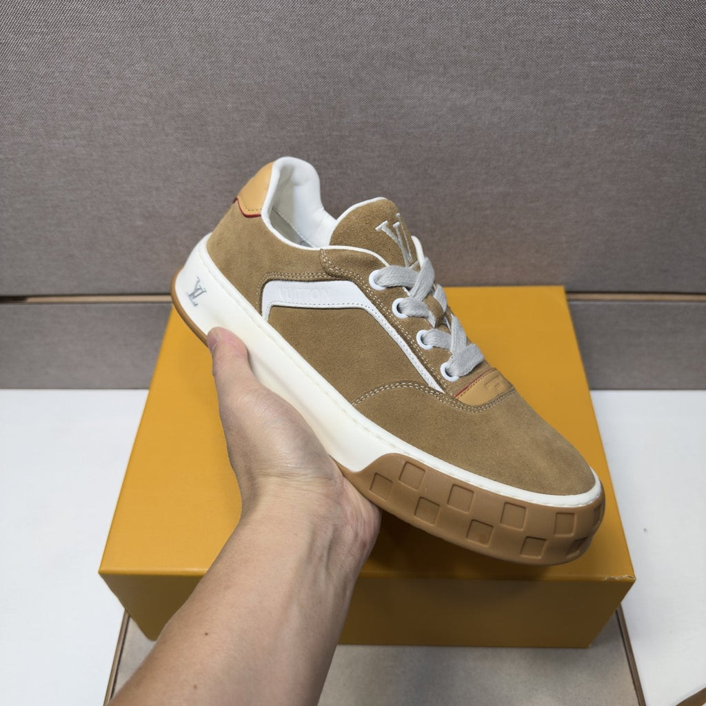 Louis Vuitton Men's Paneled Low-Top Sneakers