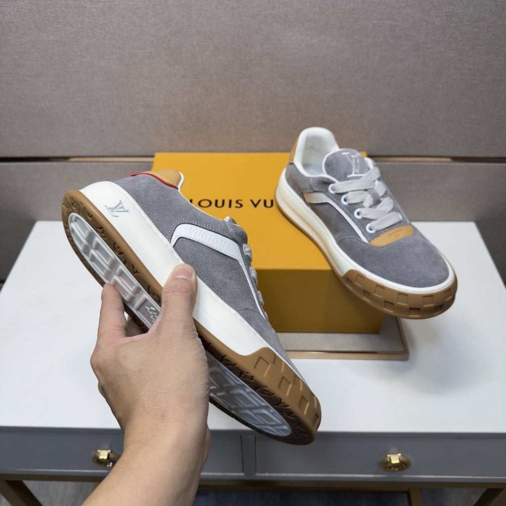 Louis Vuitton Men's Paneled Low-Top Sneakers