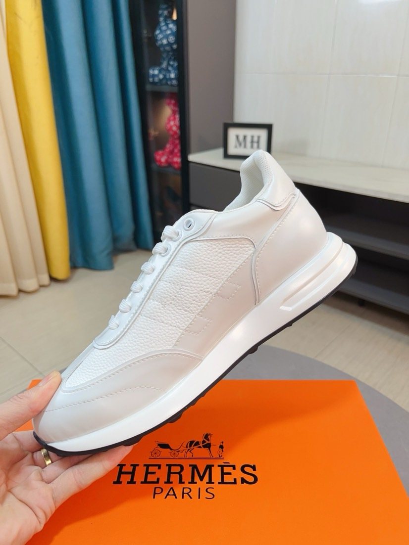 Hermès H-Panel Low-Top Sneakers